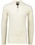 Baileys trui wit extra lang textuur half zip