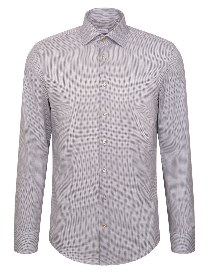 business overhemd Seidensticker donkerblauw