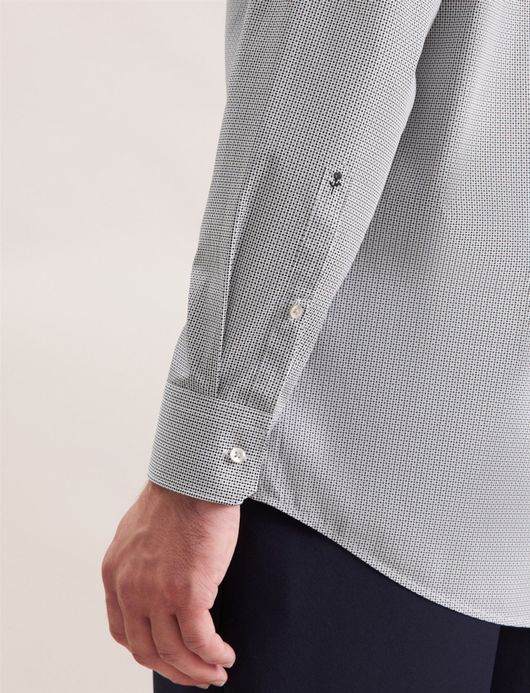 Seidensticker Slim Fit business overhemd blauw