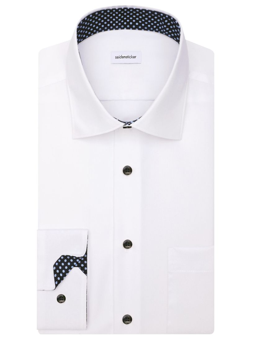 business overhemd Seidensticker Regular wit