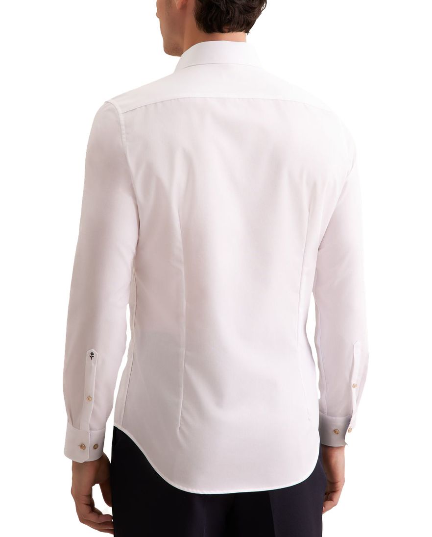 Seidensticker Slim Fit overhemd wit effen katoen