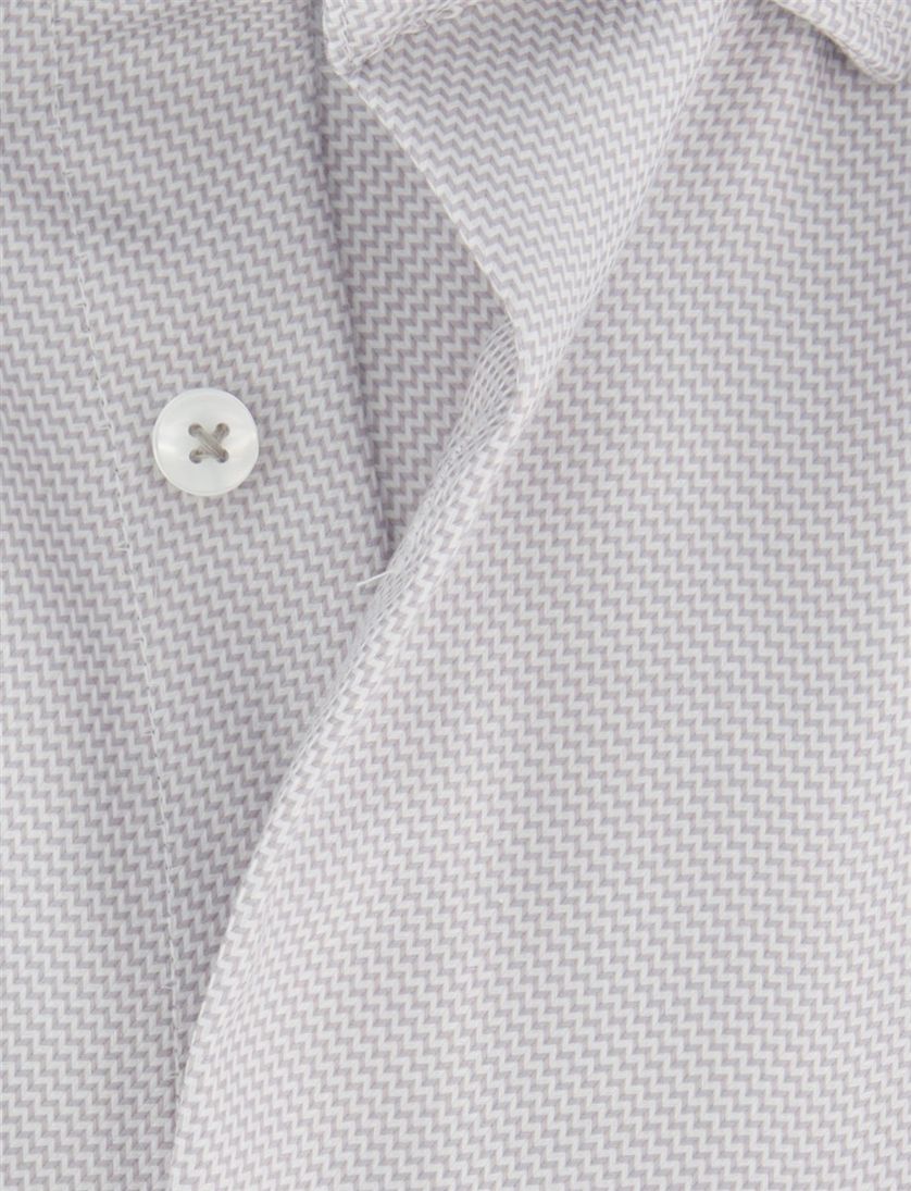 Overhemd Seidensticker Regular Grijs effen katoen