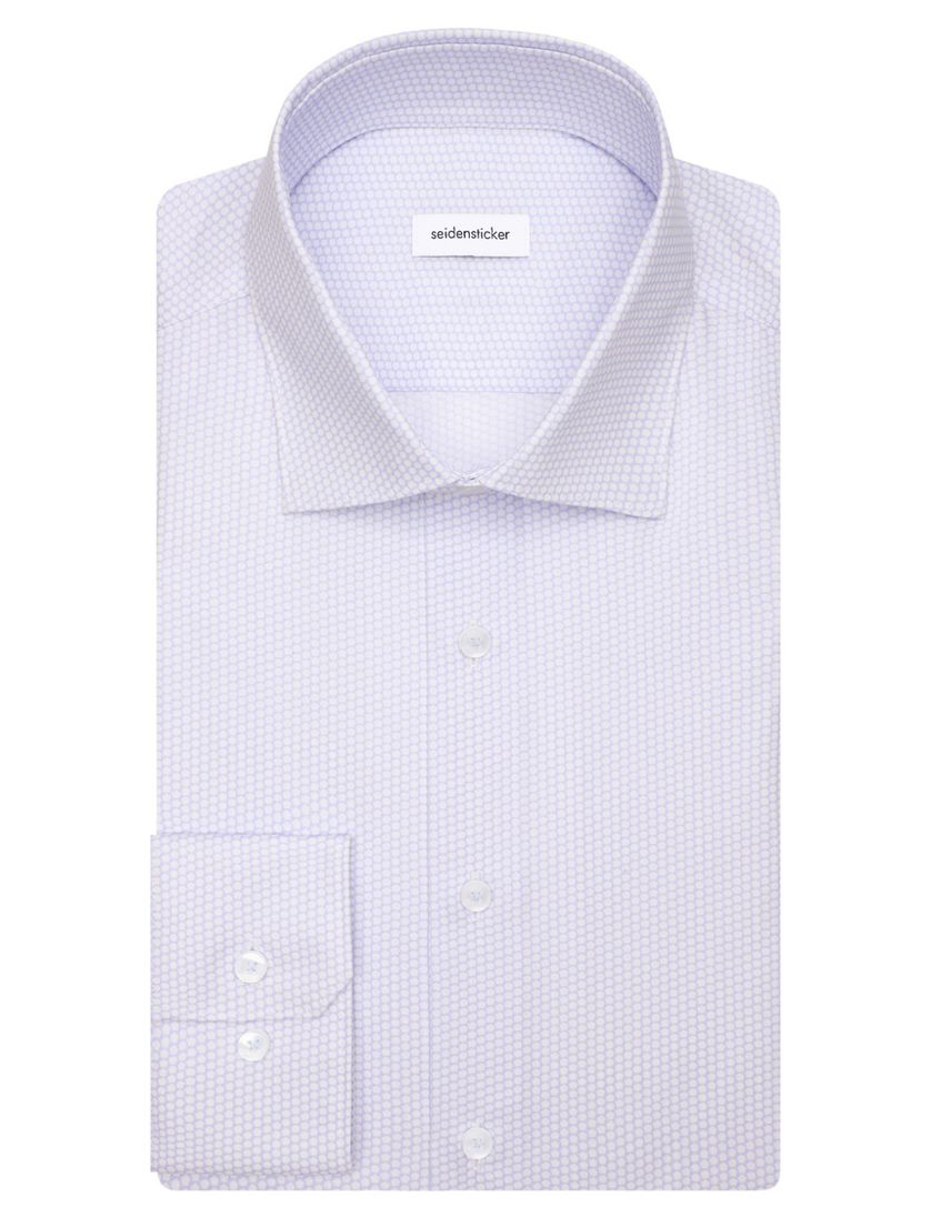 Overhemd Seidensticker lichtblauw effen zakelijk