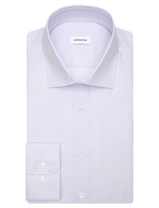 Seidensticker Overhemd Lichtblauw geprint zakelijk