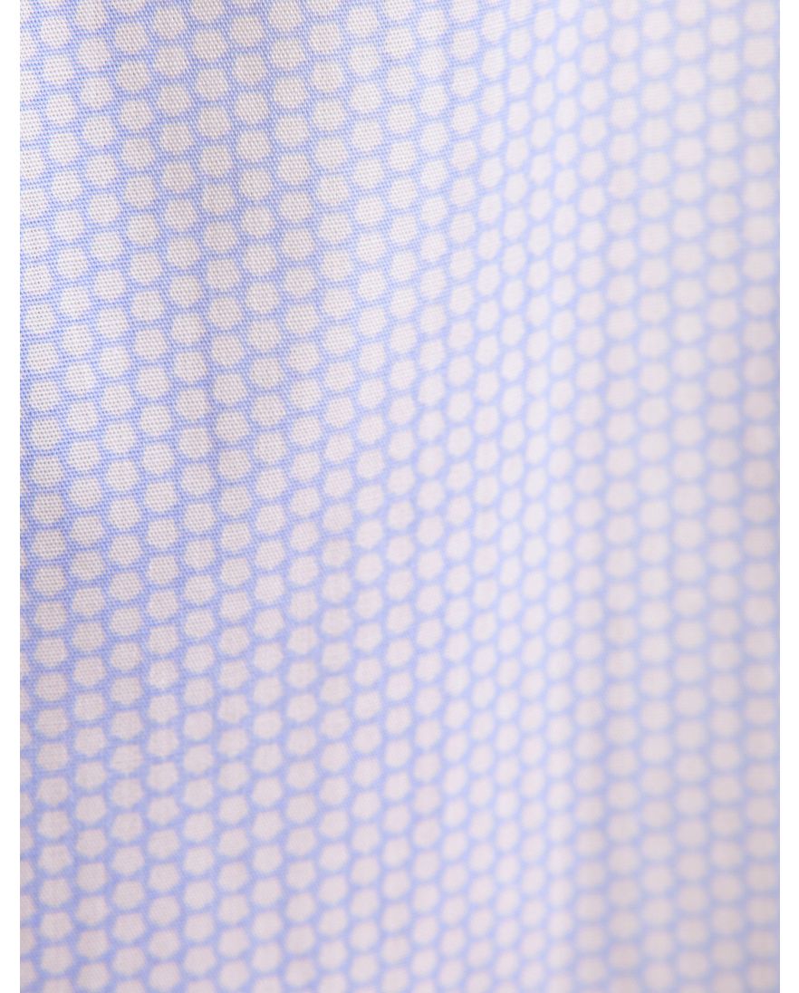 Seidensticker Overhemd Blauw effen wide spread boord