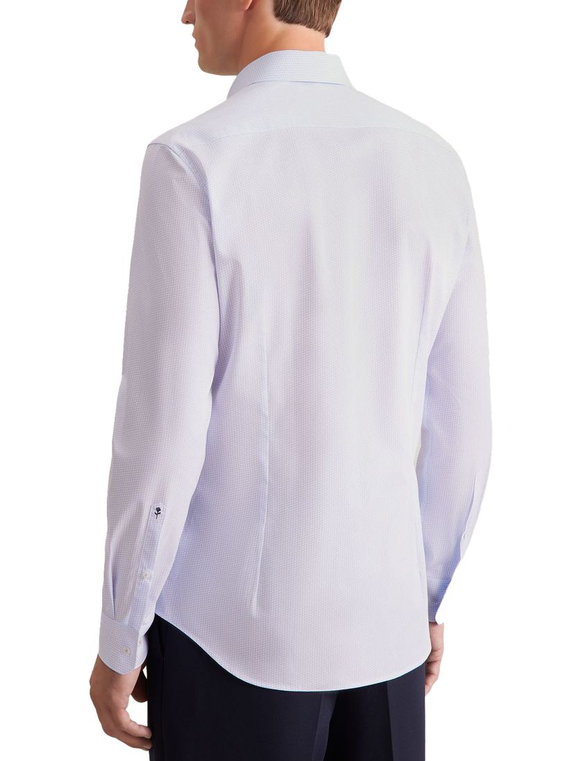 Overhemd Seidensticker lichtblauw effen zakelijk