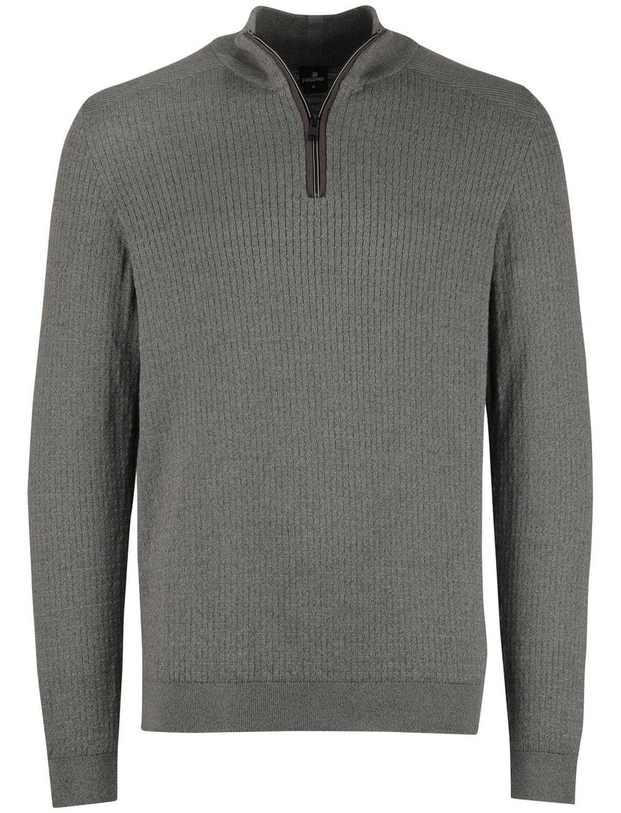 Vanguard half zip trui groen katoen