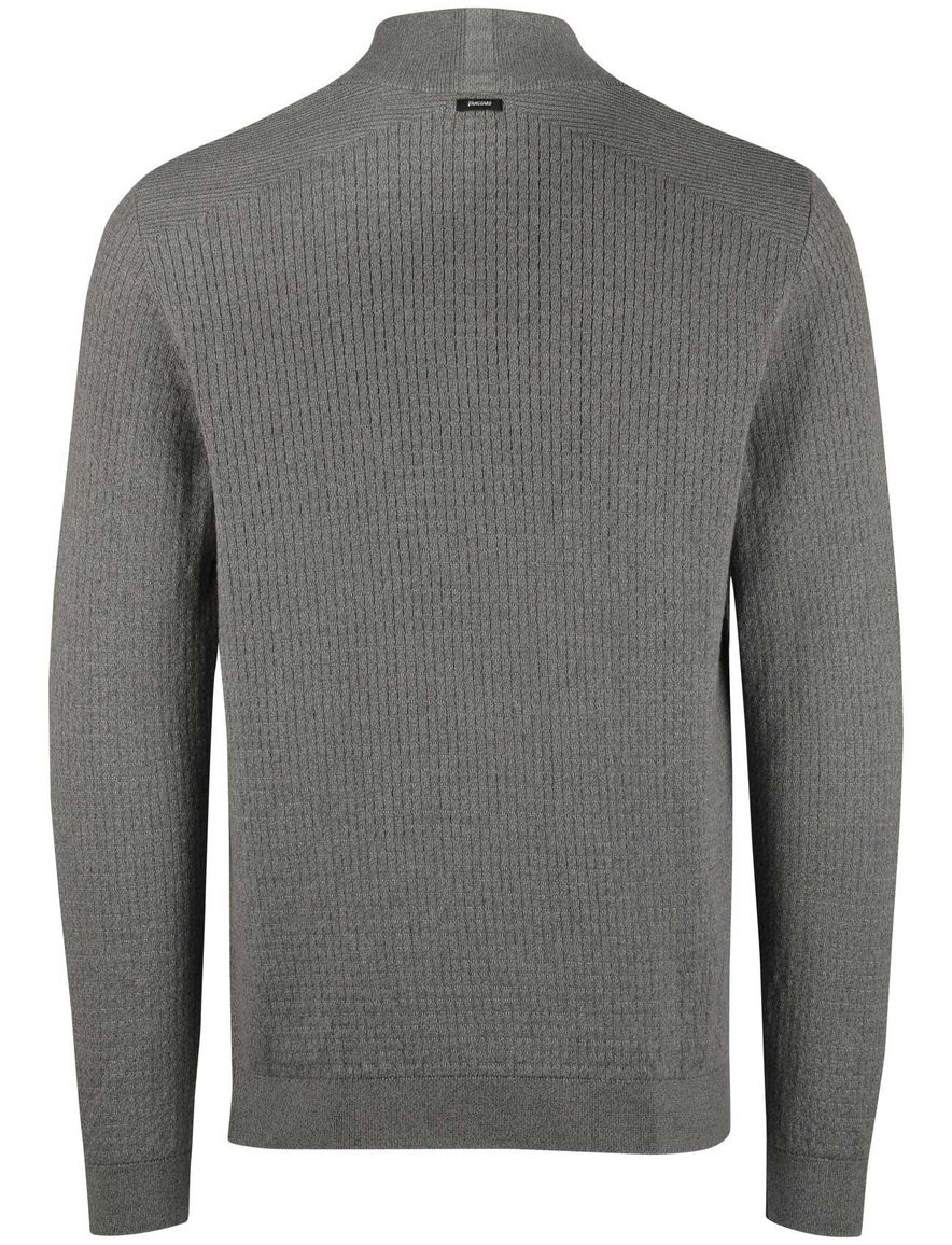 Vanguard half zip trui groen katoen