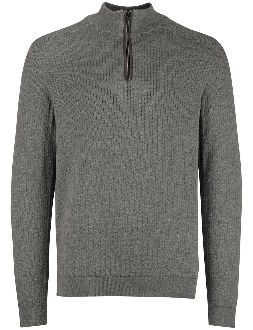 Vanguard half zip trui groen katoen