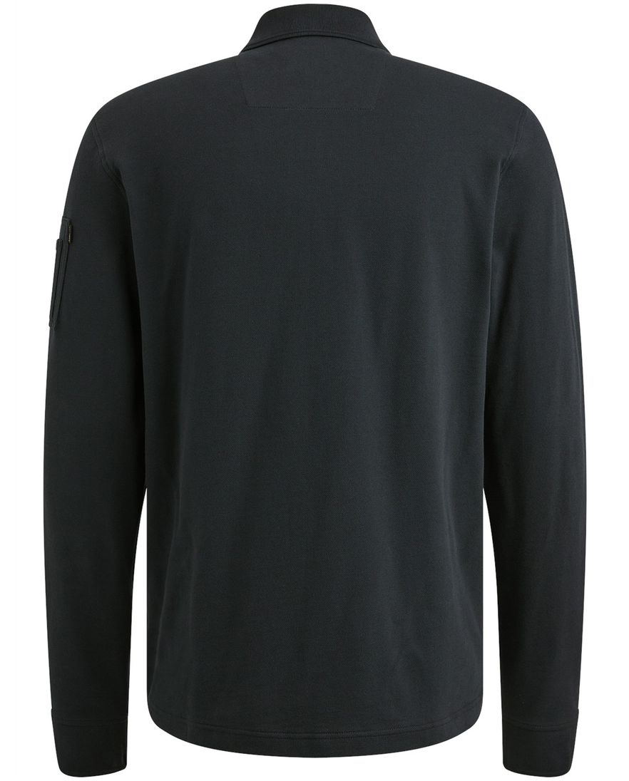 PME Legend poloshirt polo donkerblauw effen