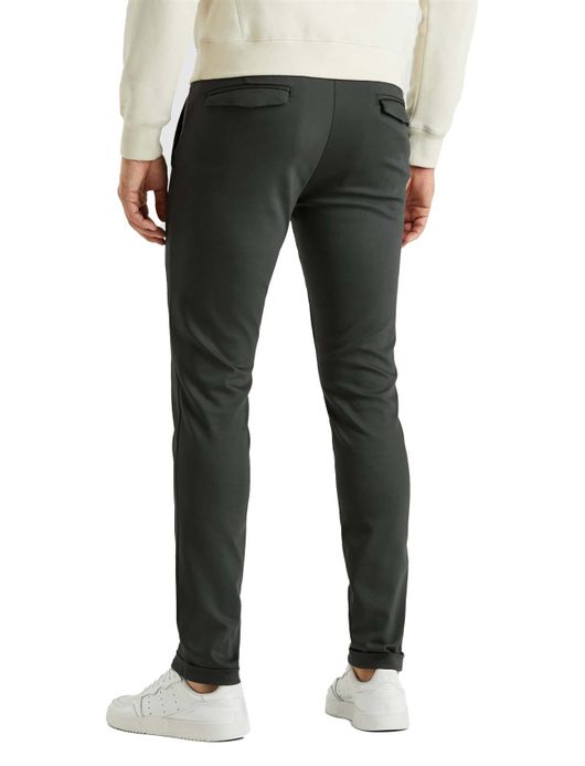 Cast Iron chino donker blauw effen katoen