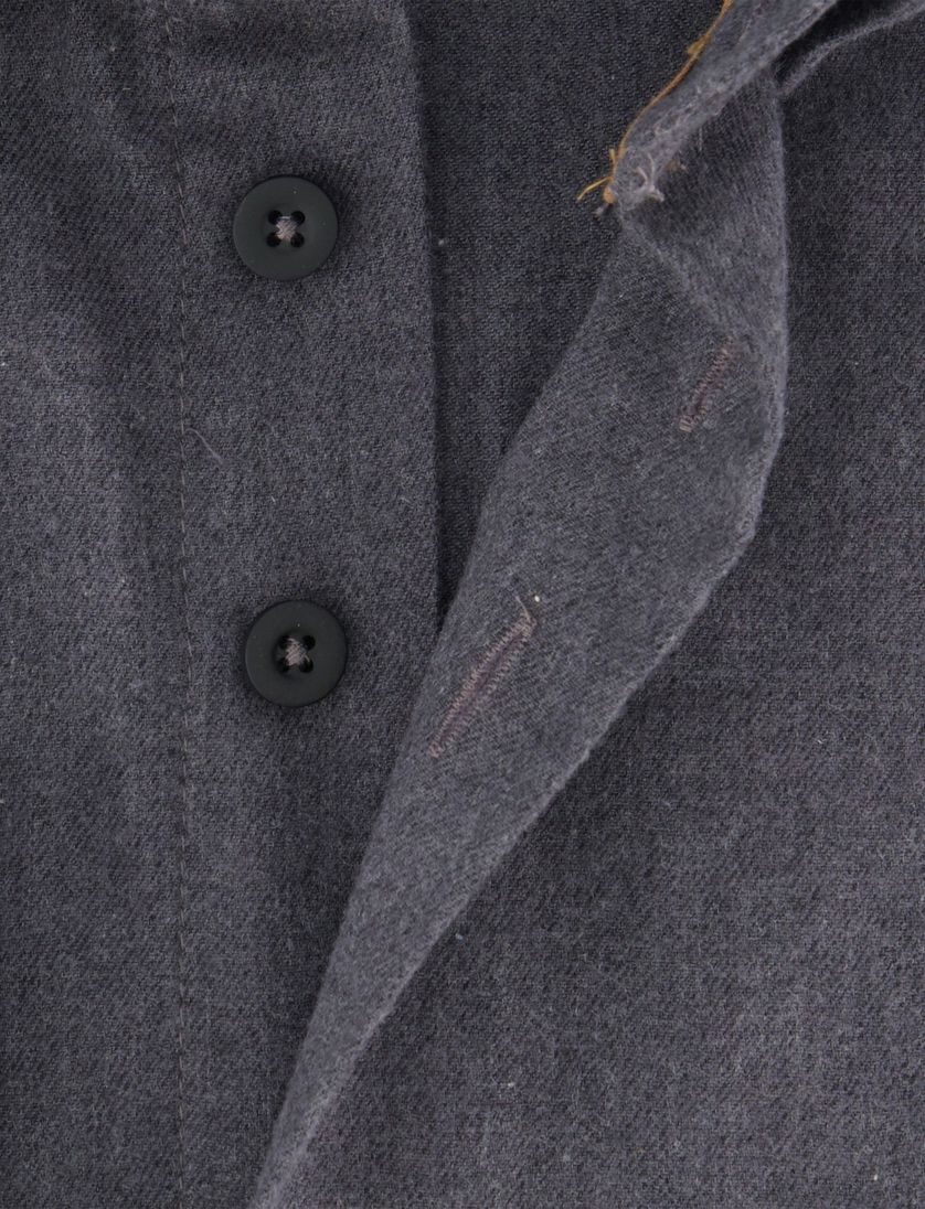 Eden Valley normale fit katoen overhemd grijs