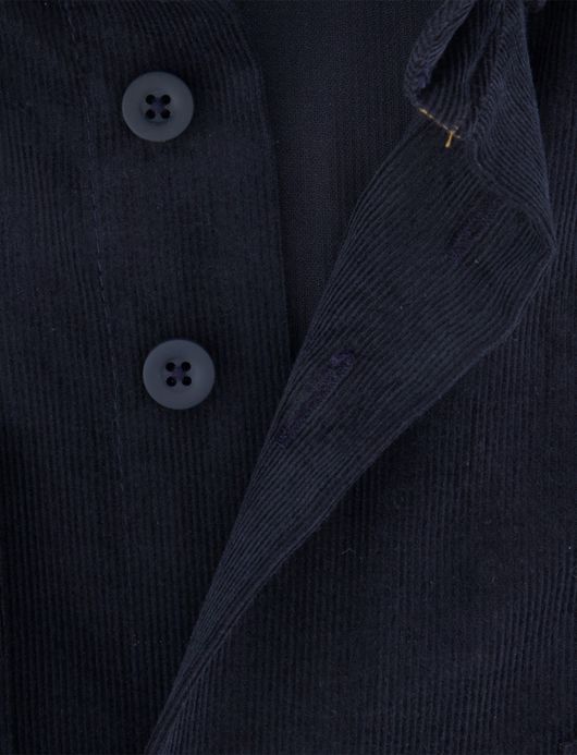 Eden Valley corduroy overhemd donkerblauw