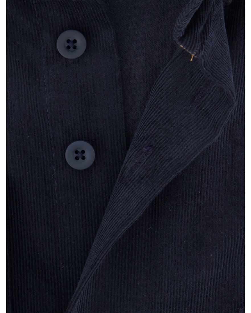 Eden Valley corduroy overhemd donkerblauw