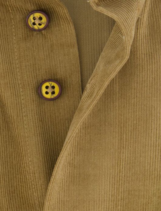 Corduroy Eden Valley overhemd normale fit bruin