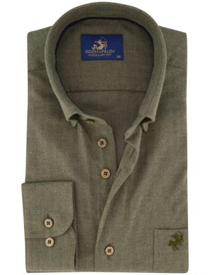 Eden Valley Eden Valley overhemd normale fit groen