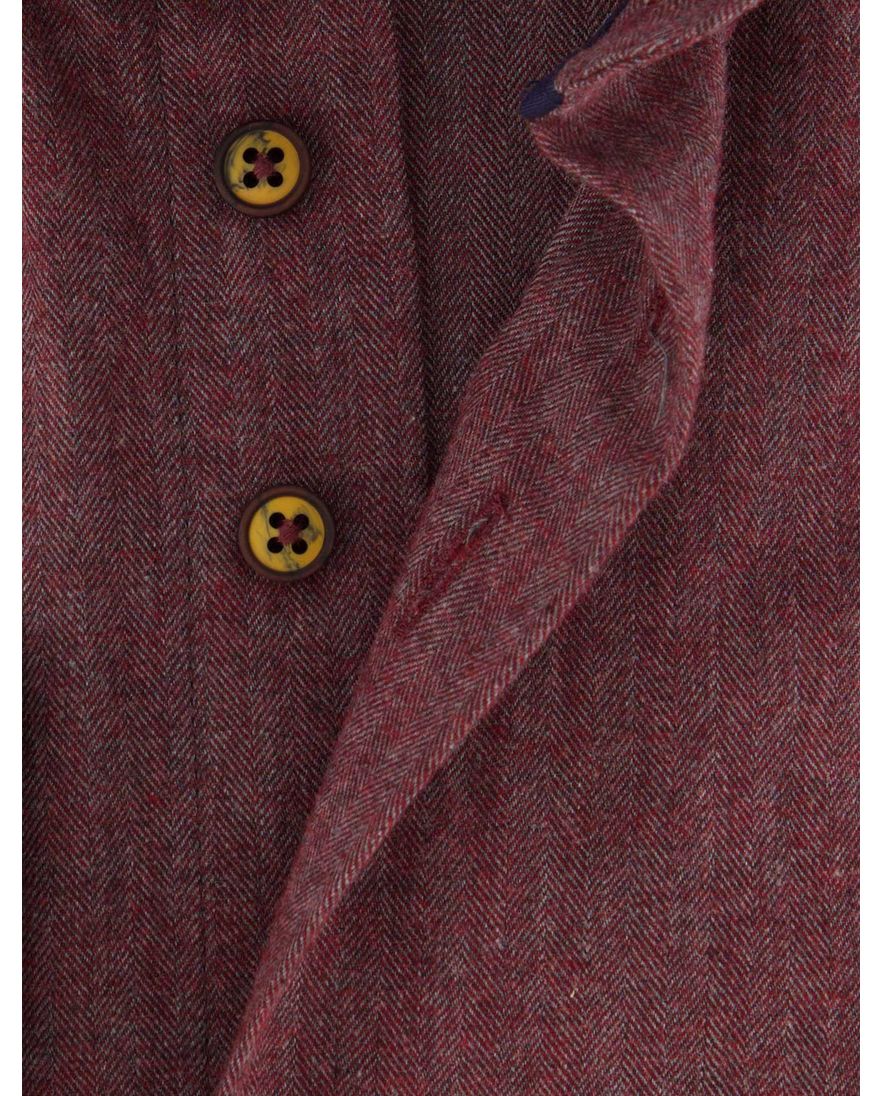 Eden Valley overhemd normale fit bordeaux