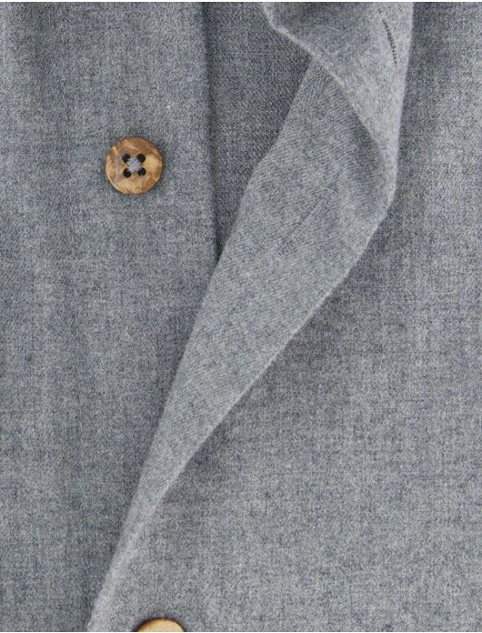 Eden Valley overhemd mouwlengte 7 grijs katoen