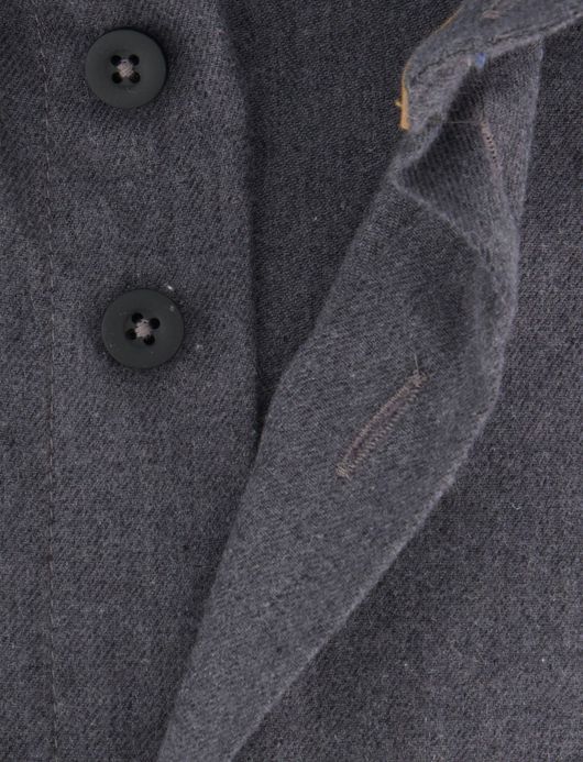 Eden Valley overhemd modern fit mouwlengte 7 grijs katoen