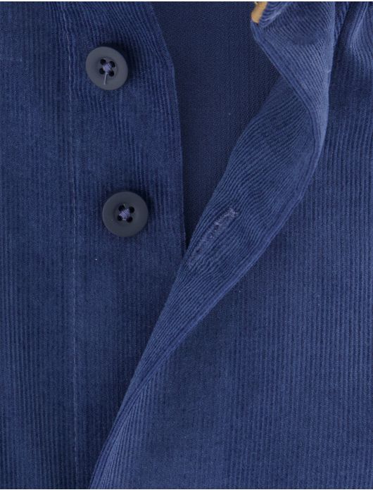 Eden Valley overhemd ml 7 blauw corduroy