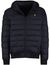 Lyle & scott winterjas donkerblauw gewatteerd effen