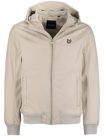 Lyle & Scott Lyle & scott winterjas effen beige softshell