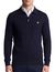 Lange mouw polo donkerblauw Lyle & Scott katoen