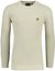 Lyle & Scott trui creme ronde hals katoen