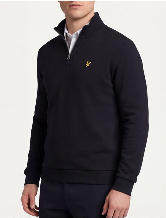 Lyle & Scott half zip sweater navy