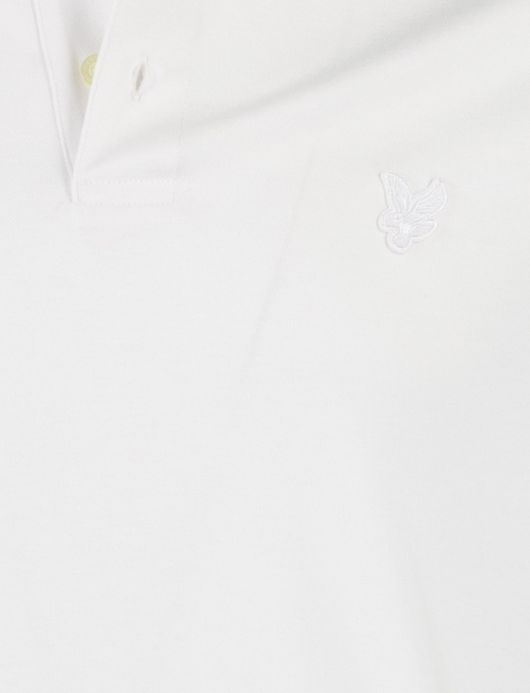 Witte korte mouwen polo Lyle & Scott normale fit