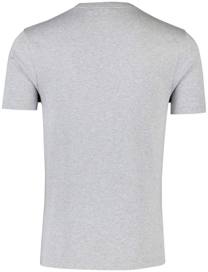 Lyle & scott t-shirt grijs katoen effen