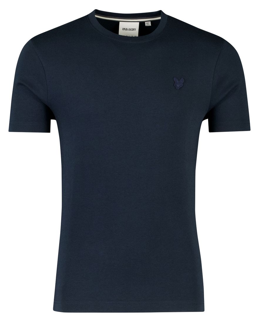 Lyle & scott t-shirt donkerblauw ronde hals