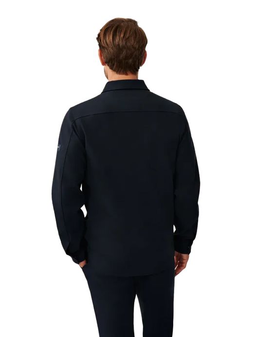 Cavallaro Zerino overshirt donkerblauw