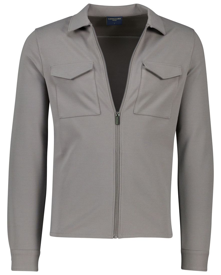 Cavallaro Zerino overshirt lichtgrijs