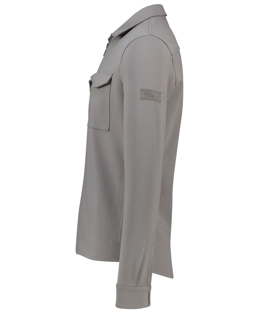 Cavallaro Zerino overshirt lichtgrijs