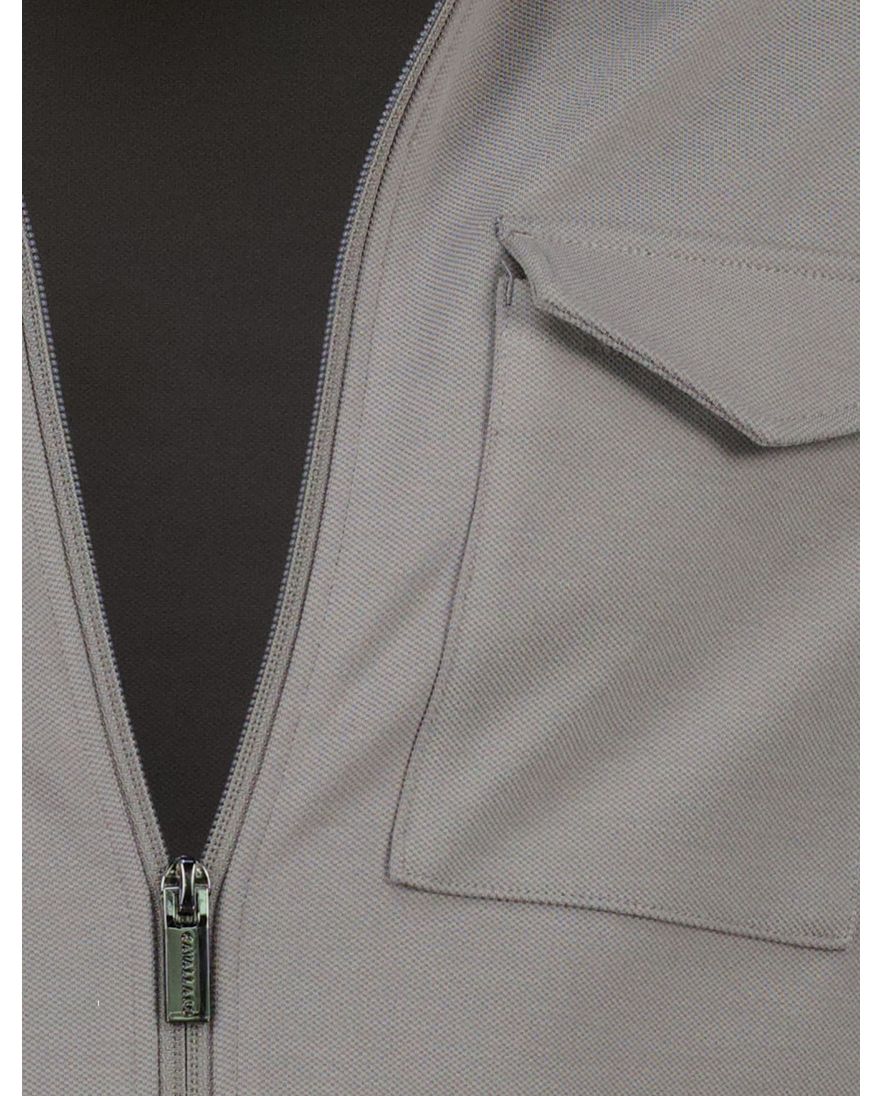 Cavallaro Zerino overshirt lichtgrijs