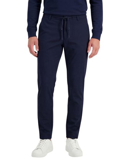 Cavallaro Cavallaro Pantalon Zigo donkerblauw polyester