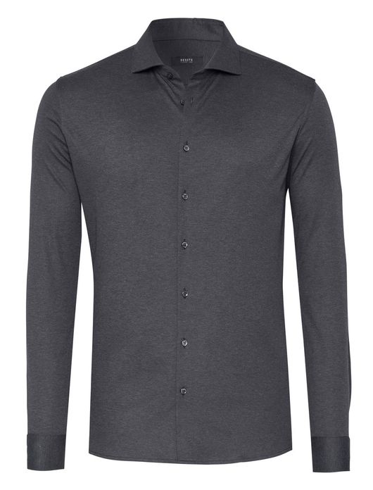 Desoto Luxury Hai overhemd grijs katoen
