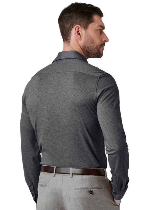 Desoto Luxury Hai overhemd grijs katoen