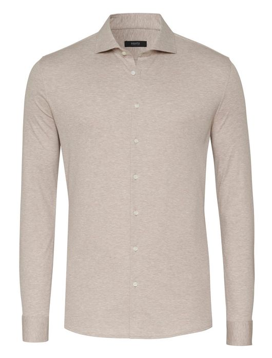 Desoto Luxury Hai overhemd beige katoen