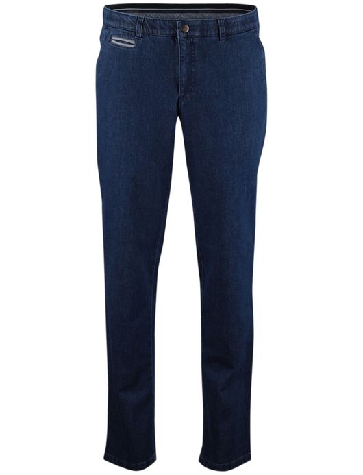 COM4 denim chino blauw