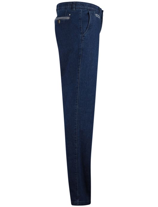 COM4 denim chino blauw