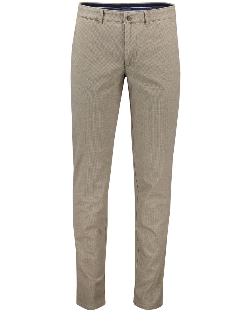 COM4 Modern Chino Pantalon chino bruin