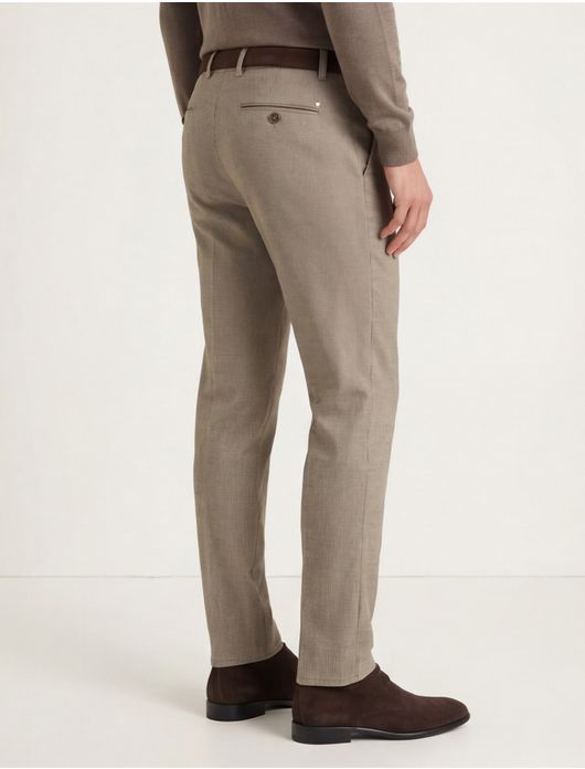 Pantalon chino bruin COM4 Modern Chino