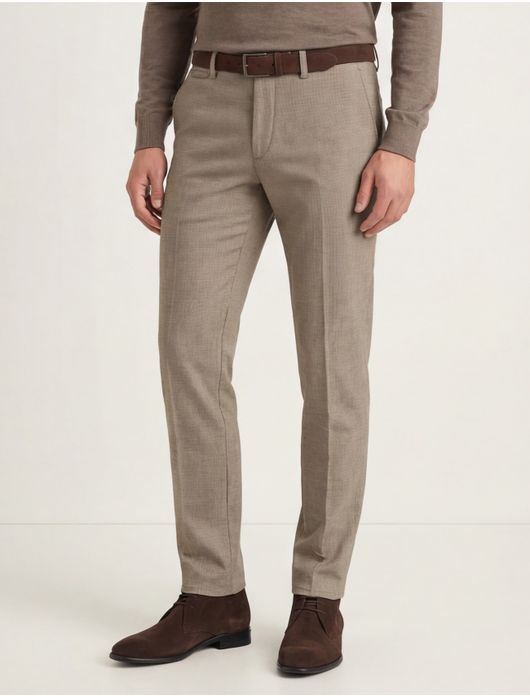 Pantalon chino bruin COM4 Modern Chino