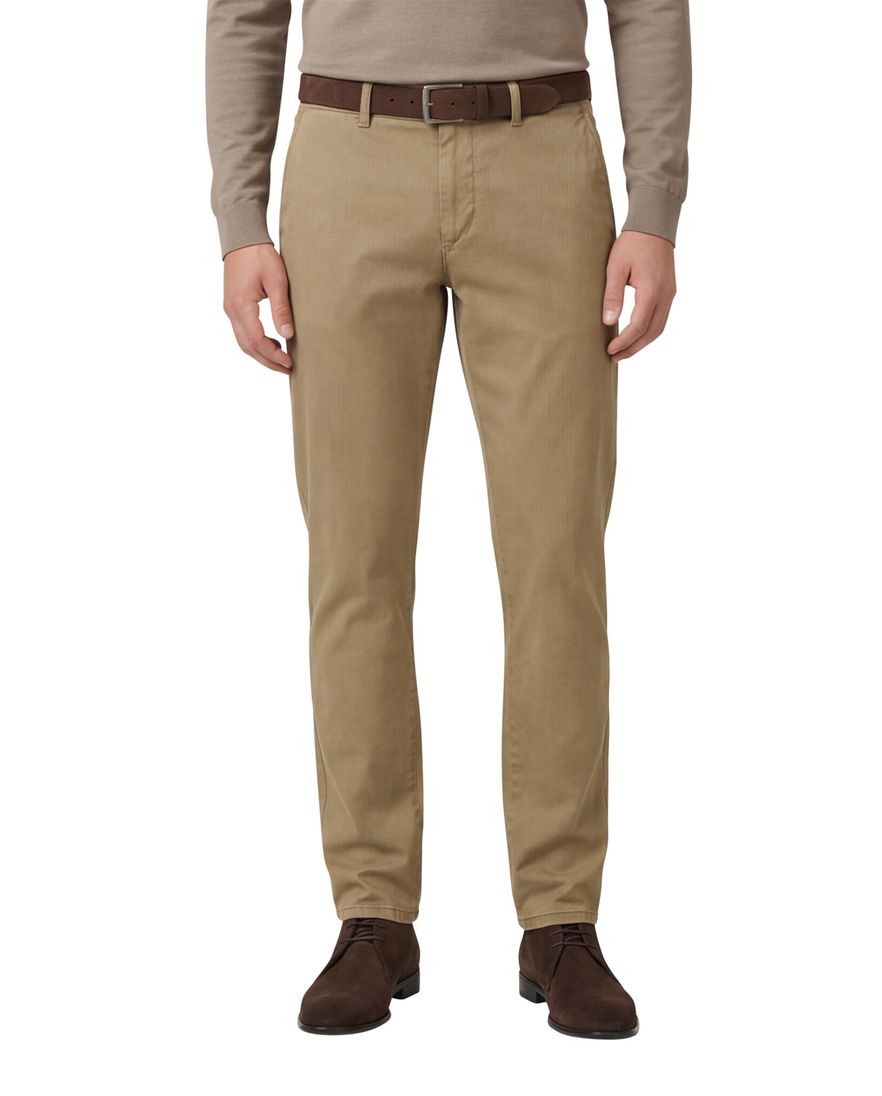 COM4 Modern Chino Pantalon chino bruin