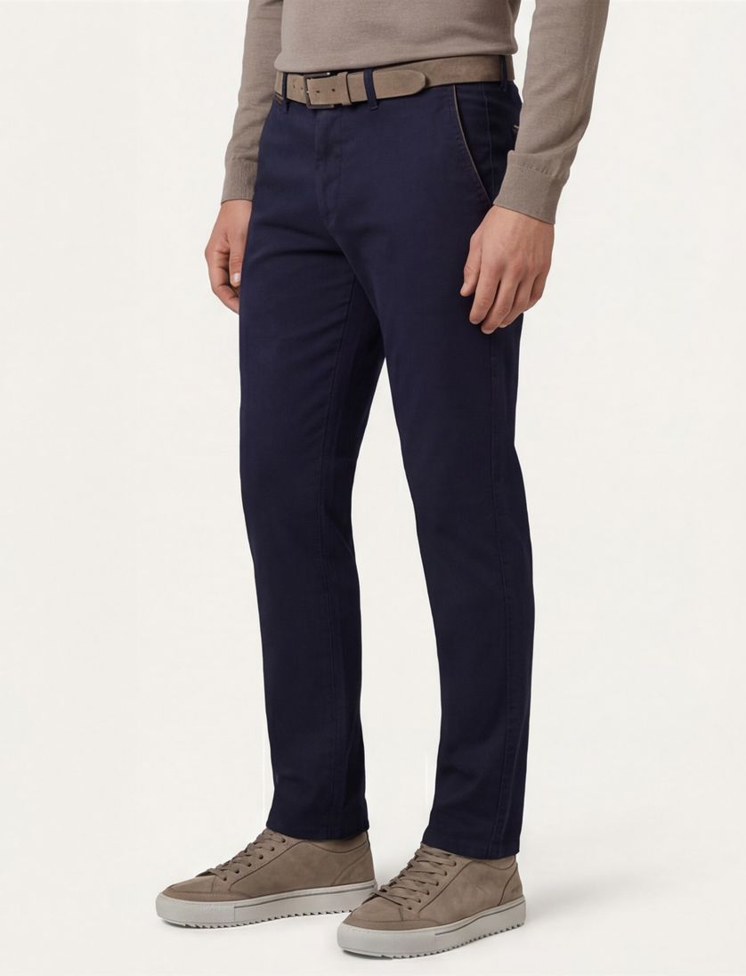Pantalon chino COM4 Modern Chino donkerblauw