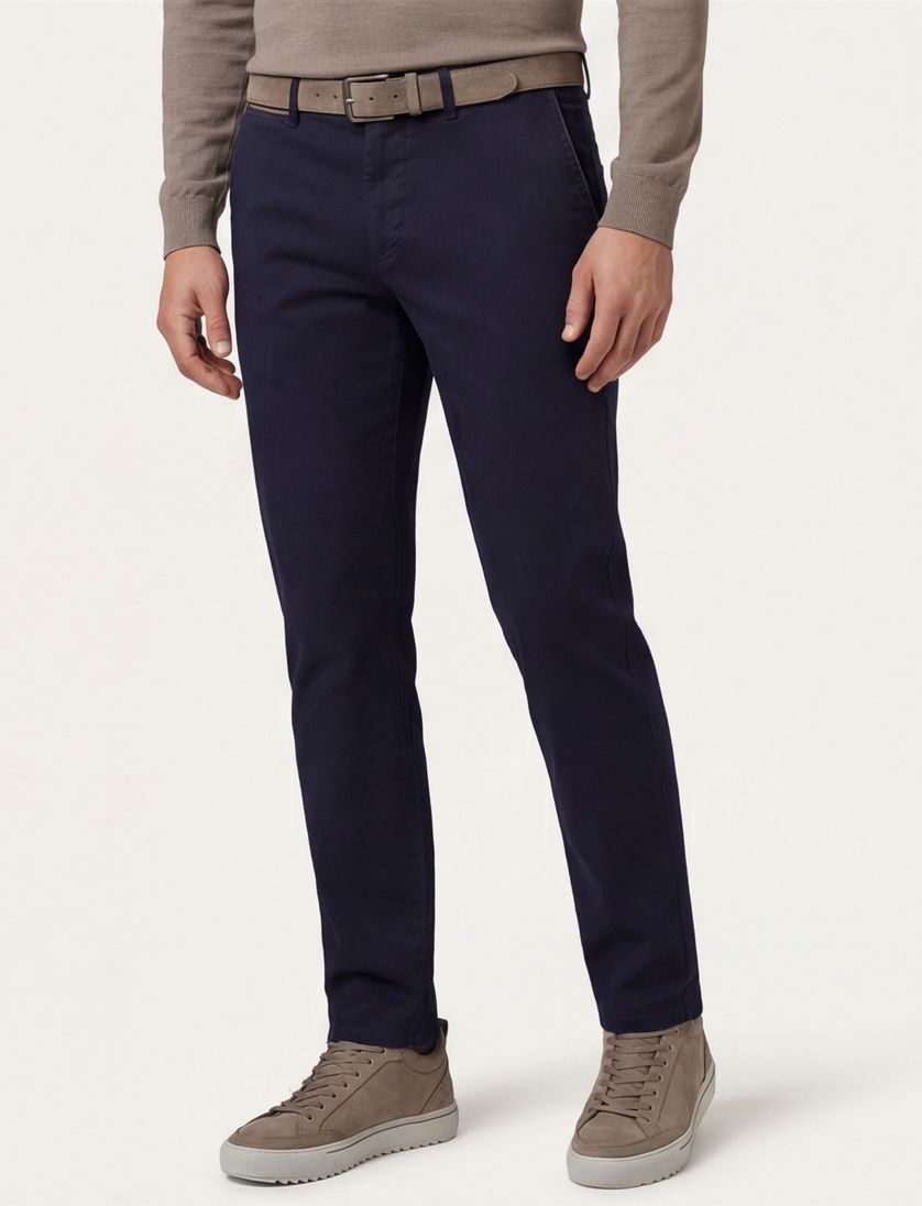 Pantalon chino COM4 Modern Chino donkerblauw