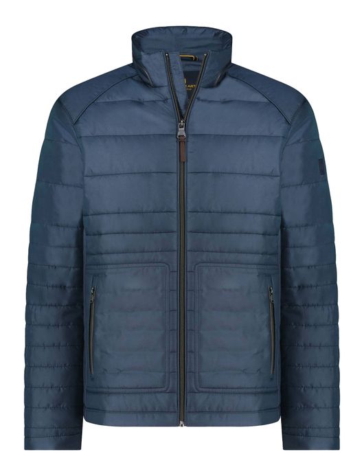 State of Art tussenjas blauw effen polyester