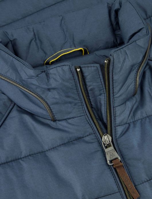 State of Art tussenjas blauw effen polyester